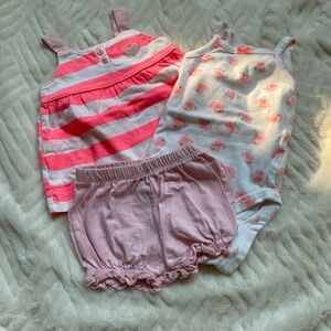 Three piece pink summer set - BUNDLE ME!